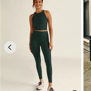 Dark Green Beyond Yoga Leggings